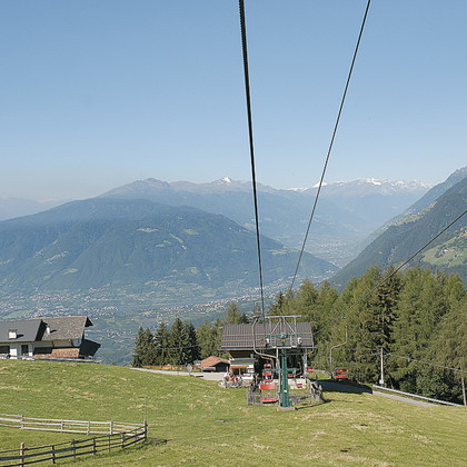 Bergstation Seilbahn Verdins