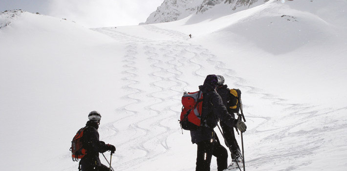 Skibergsteigen