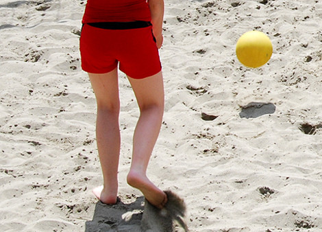 Beachvolleyball für Kinder