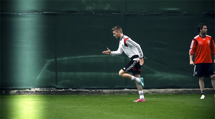 Das DFB-Team bei der Arbeit